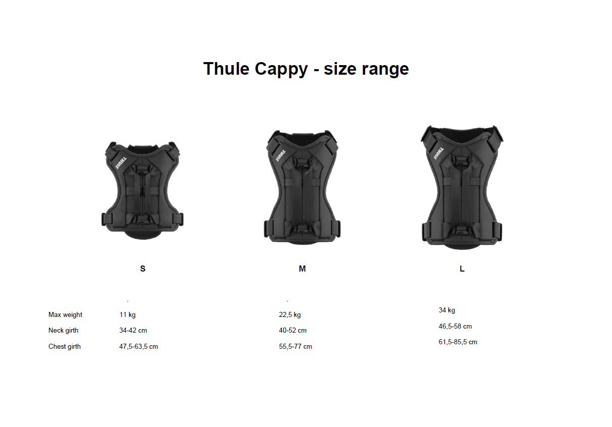 Thule Cappy crash-tested dog harness, Medium, no. 771002