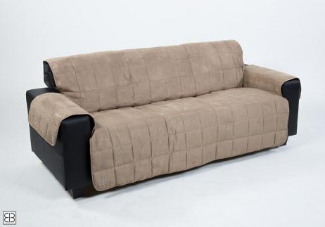 EB Belsofá velvet sofa protector, Stone